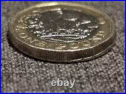 New 2016 1 one pound coin rare error mistruck minting error