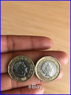 New 2017 One pound coin mis print error