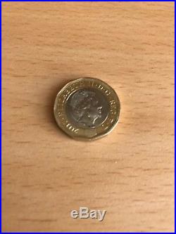 New 2017 One pound coin mis print error
