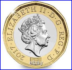 New UK, 12 sided £1.00 coin-Circulated-Uncirculated-Brilliant uncirculated
