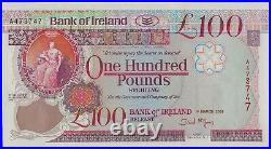 Northern Ireland P82 100 Pounds Bank of Ireland AUNC 2005 B128b DAVID MCGOWAN