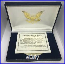 ONE HALF TROY POUND. 999 SILVER PROOF SILVER EAGLE WithBOX & COA