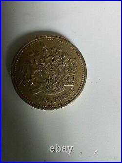 Old £1 Coin Royal Arms Crest 2003