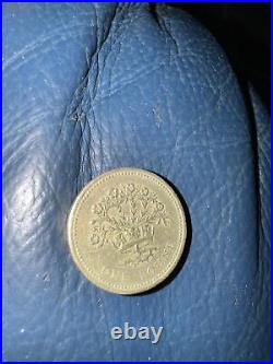 Old circulated Round £1 coins one pound coin rare