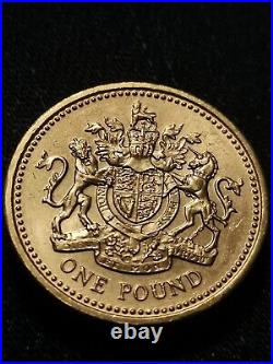 Old rare 1 pound coin 1983