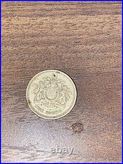 Old rare 1983 pound coin
