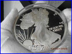 One Half Troy Pound Silver American Eagle 1997 Liberty 6 Unzen oz Silber 999