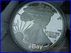 One Half Troy Pound Silver American Eagle 1997 Liberty 6 Unzen oz Silber 999
