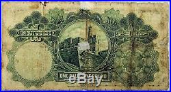 One Palestine Pound 1929 Authentic Rare Banknote
