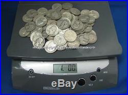 One Pound 90% Silver Quarters Pre-1965 70+coins No Junk