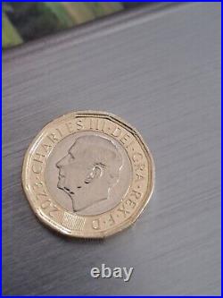 One Pound Coin King Charles 2023 £1 coin