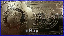 One Troy Pound Silver Bar. 999 USA SILVER CERTIFICATE 5 DOLLAR BAR Morgan Face
