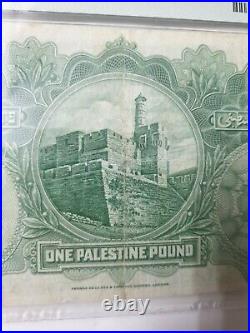 One pounds palestine currency- 1 pounds 1929