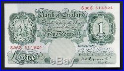 PEPPIATT £1 One Pound banknote S06S 514824 (B261) UNC
