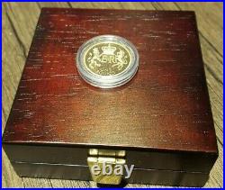 PROOF £1 2013 Jersey 22 ct Gold Westminster Mint boxed and COA