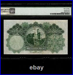 Palestine 1 Pound 1929 P-7b PMG VF 25, 1 ph Rare