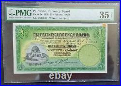Palestine 1 Pound 1939 P-7b PMG VF 35