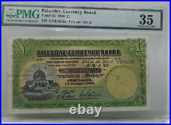 Palestine Currency Board, One Pound 1944 British Mandate, Rare