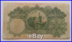 Palestine Currency Board One Pound note, 20th April, 1939