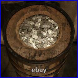 Plantation Hoard Of Unsearched Old U. S. A. Silver Coins Full 1/2 Pound Lot