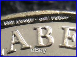 Q2. Royal Mint Nickel Flake Shard Error New One Pound Coin. Unc