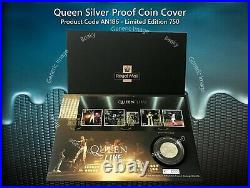 Queen One Pound Silver Proof Coin Cover Limited Edition 635 of 750