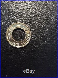 RARE £1.00 Coin With Middle Missing RARE One Pound Coin. UNCIRCULATED