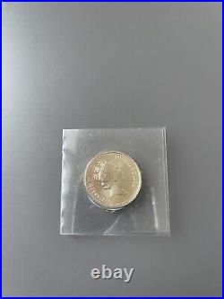 RARE 1996 £1 Celtic Cross One Pound Coin DECUS ET TUTAMEN Writing Defect