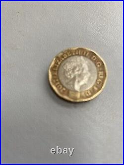 Rare £1 Coin 2017 Mint Error Round