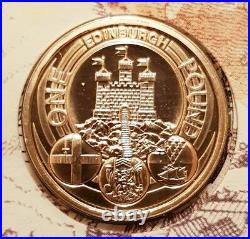 Rare £1 One Pound Bunc First Day Cover 1998-2011 Edinburgh, Bridges, Dragon, Etc