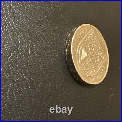 Rare 1 Pound Coin Shield 2012 Error UPSIDE DOWN