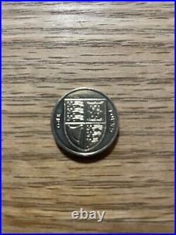 Rare 1 Pound Coin Shield Of The Royal Arms