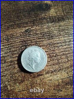 Rare 1 Pound Coin Wells Lake 1983