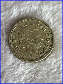 Rare £ 1 Pound Welsh Dragon Coin Year 2000 Pleidiol Wyf I'm Gwlad