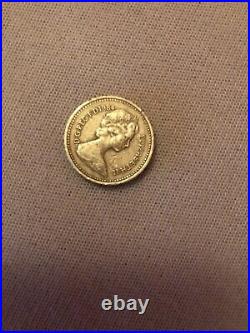 Rare 1 pound coin 1984