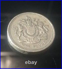 Rare 1983 Old Circulated Round £1 Coins One Pound Coin