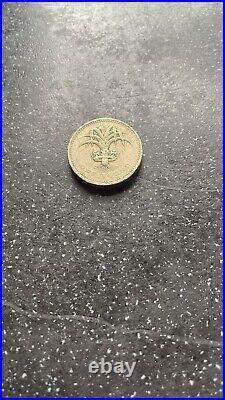 Rare 1985 £1 One Pound Coin