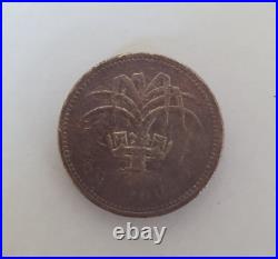 Rare 1985 £1 One Pound Coin Wales Leek Collectable Error Upside Down Printer