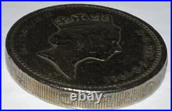 Rare 1985 £1 One Pound Coin Welsh leak Milled with incuse upside down lettering