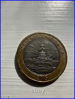Rare 2 pound coin. WW1 1914-1918, 2015 edition