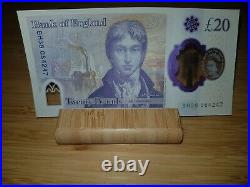 Rare £20 20 Pound Note Error Misprint Uncirculated Brand New. Clear Side