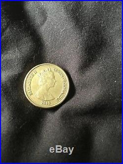 Rare 2013 Neanderthal Gibraltar Skull One Pound Coin