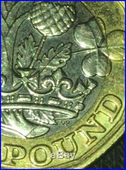 Rare 2017 one pound DP coins Elizabeth 2 D. G. REG. F. D