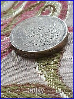 Rare British £1 Coin 1985 IM Gwlad Pleidiol Wye