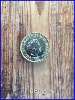 Rare Defect One Pound Coin Error Fault On Crown New Close Up Pictures