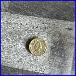 Rare Uk £1 One Pound Coin