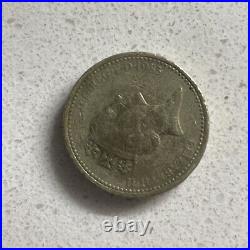 Rare Uk £1 One Pound Coin 1985