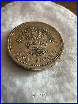 Rare coin 1 pound D. G. REG. F. D 1991