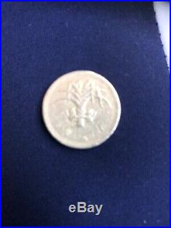 Rare old one pound coin