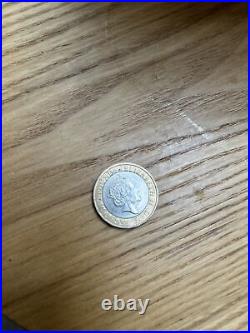 Rare ww1 2 pound coin with minting error